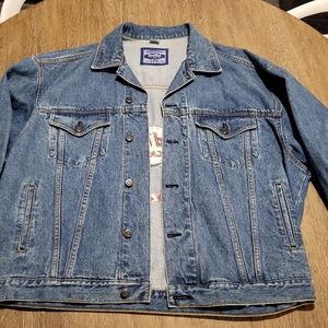 1990s Hard Rock Cafe Blue Jean Jacket